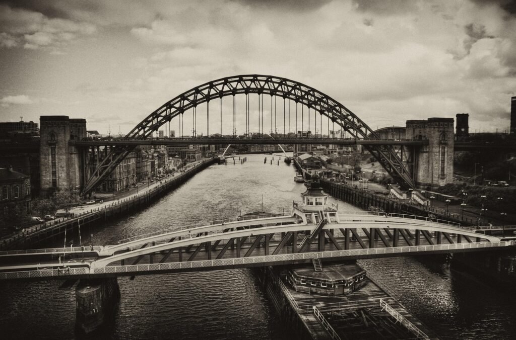 old, vintage sepia, tyne, bridge, swing bridge, retro, toned, old fashioned, old photo, newcastle, uk, tyneside, brown bridge, newcastle, newcastle, newcastle, newcastle, newcastle